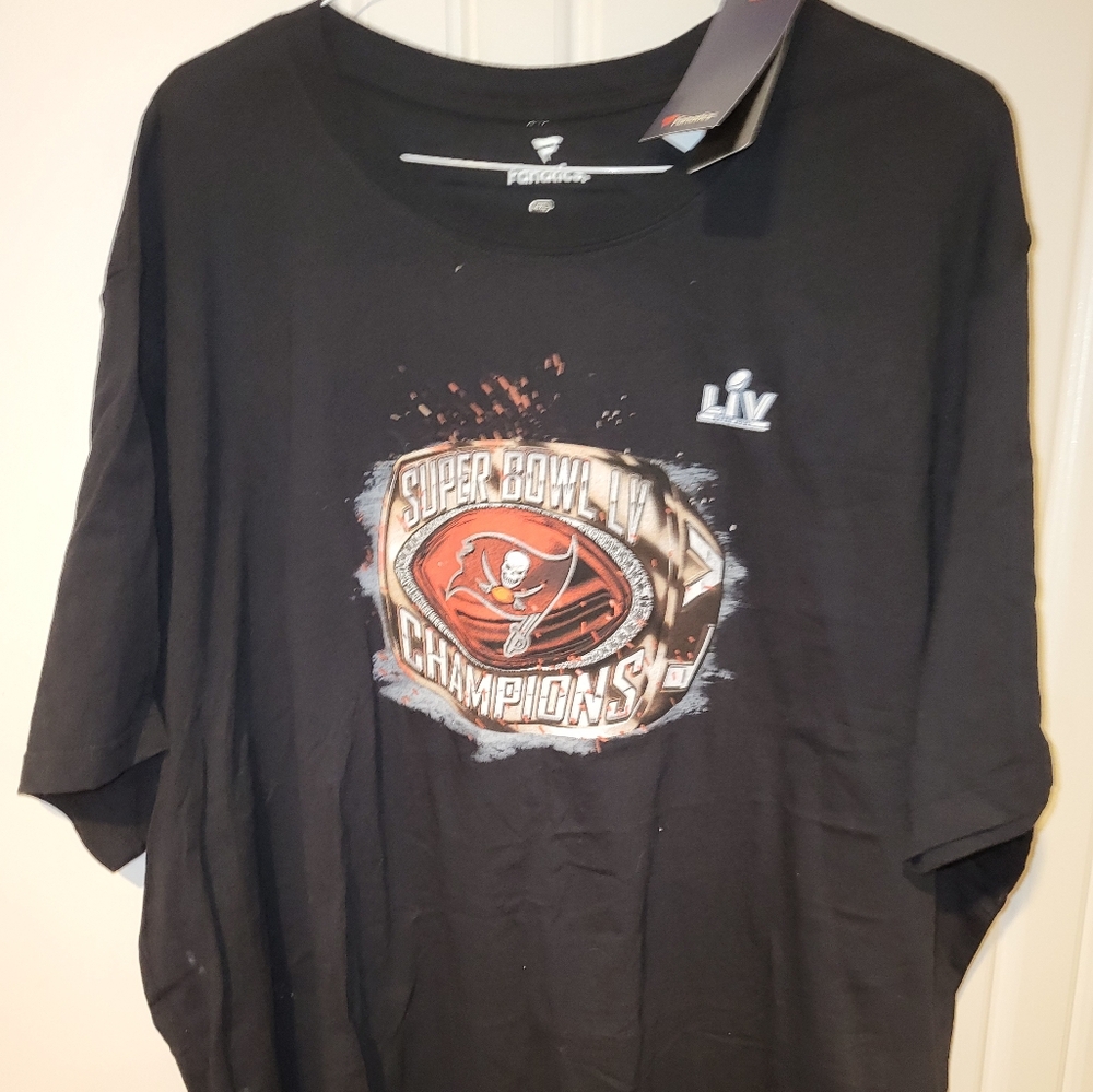 NFL Super Bowl LV T Shirt New with Tags Size 4XL Team Apparel Big & Tall NWT